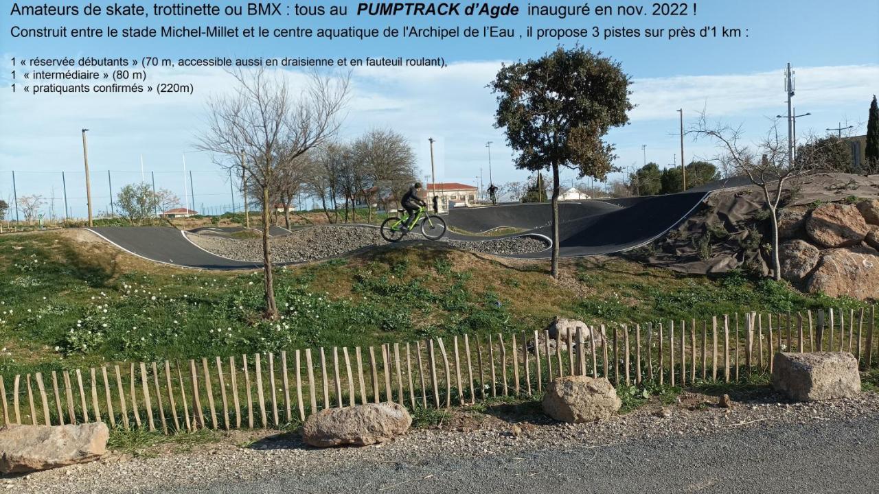 Les Locations de Lara I - T2 spacieux Loggia Parking privatif Près port, plage, Ile Loisirs Agde Esterno foto